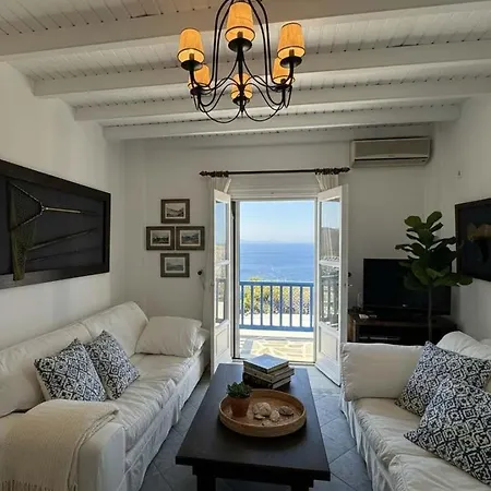 Scenic Stylish 2 Bd House Facing The Sea Дом отдыха Elia (Mykonos)
