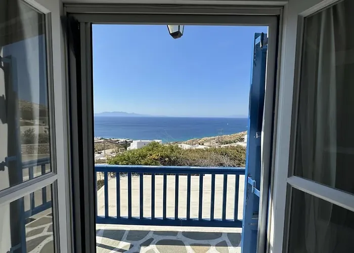Scenic Stylish 2 Bd House Facing The Sea * Elia (Mykonos)